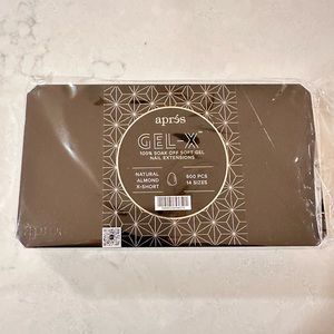 Aprés Gel X Nail Extensions, Natural Almond X Short